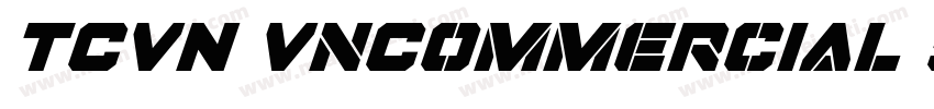 TCVN VnCommercial ScriptH Italic字体转换